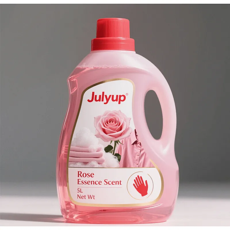 Líquido de lavandería de calidad extra con el mejor perfume de flores